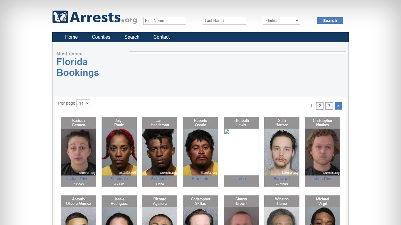 Florida Arrests and Inmate Search